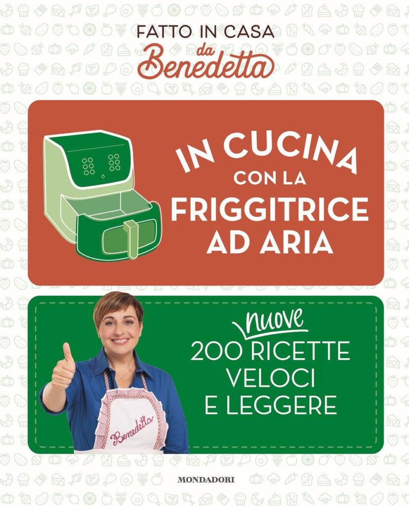 in cucina con la friggitrice ad aria mondadori